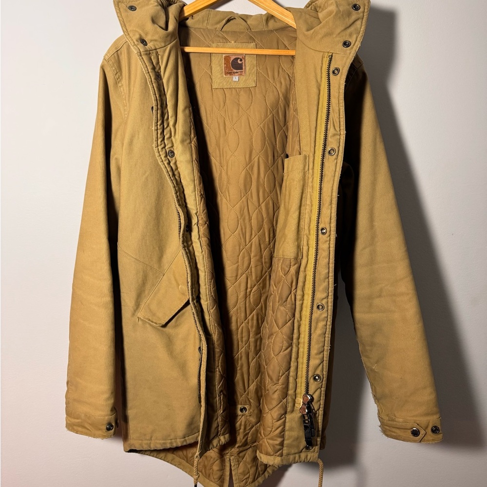 Carhartt Men's Brown Quilted Field Jacket